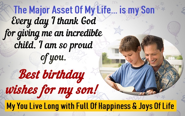 999 Happy Birthday Wishes For Son Messages Quotes Quotes4day