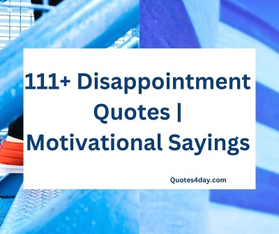 Best Disappointment Quotes