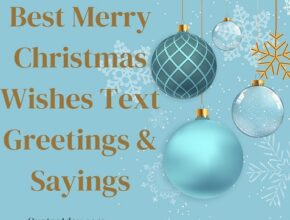 Best Merry Christmas Greetings & Sayings