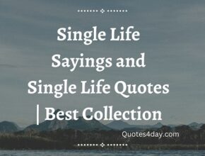 Best Single life quotes