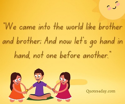 Best quote for brothers