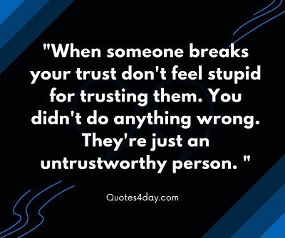 Break Trust Quotes