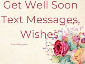 Get Well Soon Text Messages