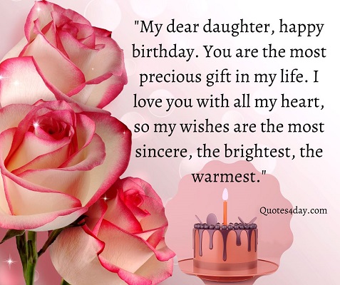 Happy Birthday Daughter Quotes, Wishes & messages