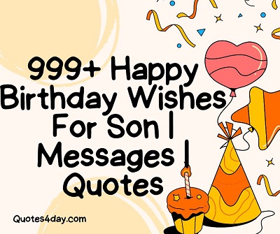 Happy Birthday Messages For Son