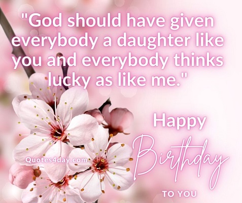 Happy Birthday quotes For Daughter