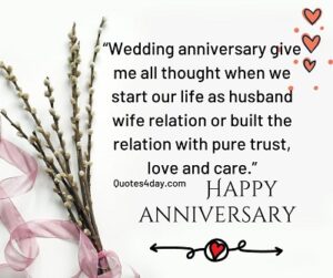 Happy Wedding Anniversary Quotes for Your Husband {2023} | Quotes4Day