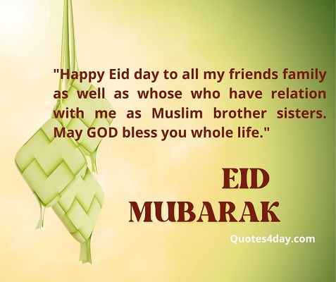 Meaningful Eid Mubarak saying