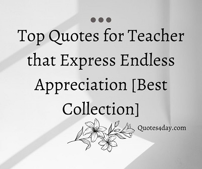Top saying for Teachers